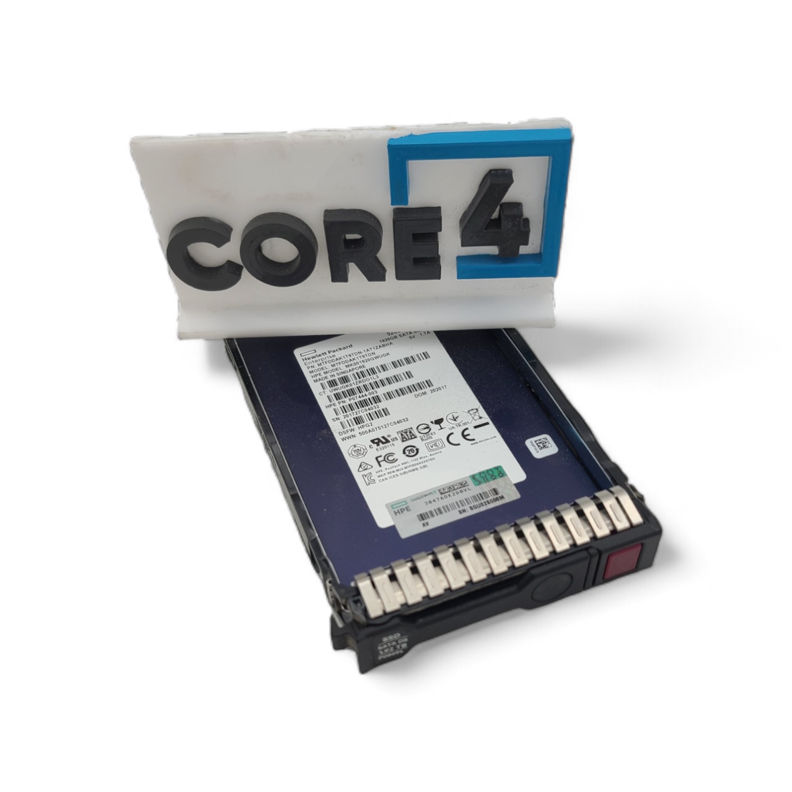 HP P08694-001 HPE 1.92TB SATA 6G MIXED USE SFFHPF