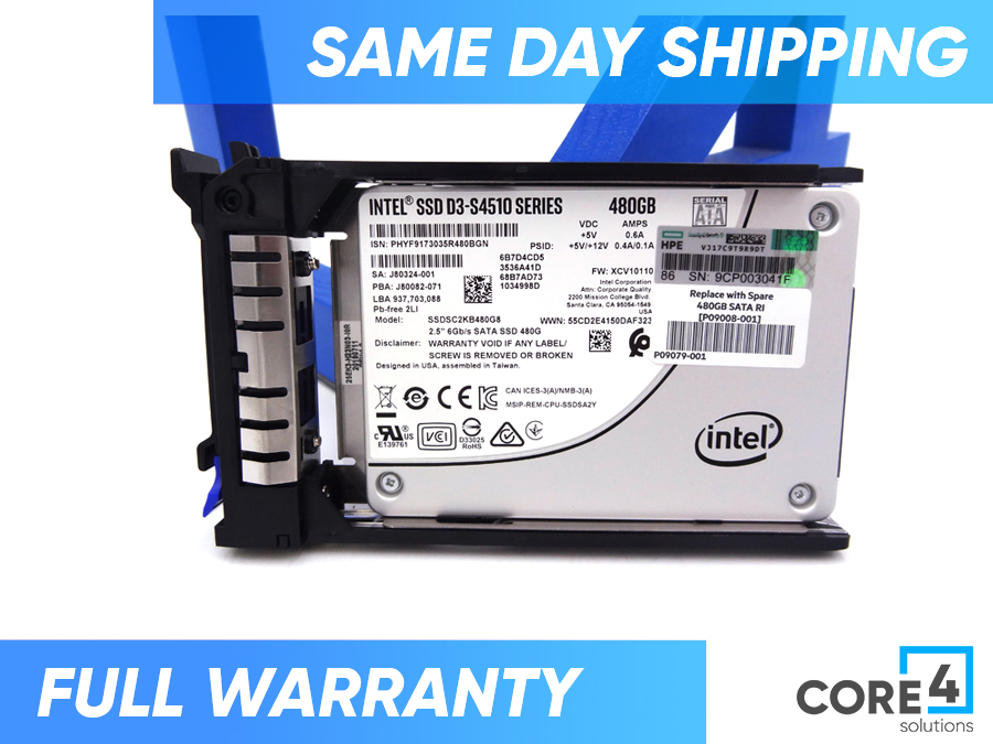 HP P08799-B21 480GB SATA SOLID STATE DRIVE - P09008-001