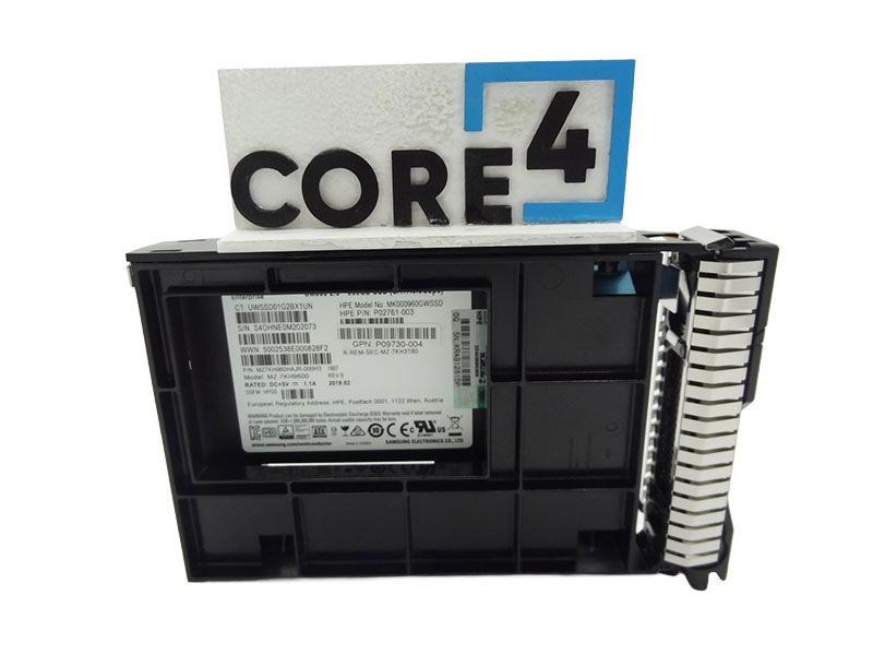 HP P09910-001 HPE 960GB SATA 6G Mixed Use LFF (3.5in) SCC Digitally Signed