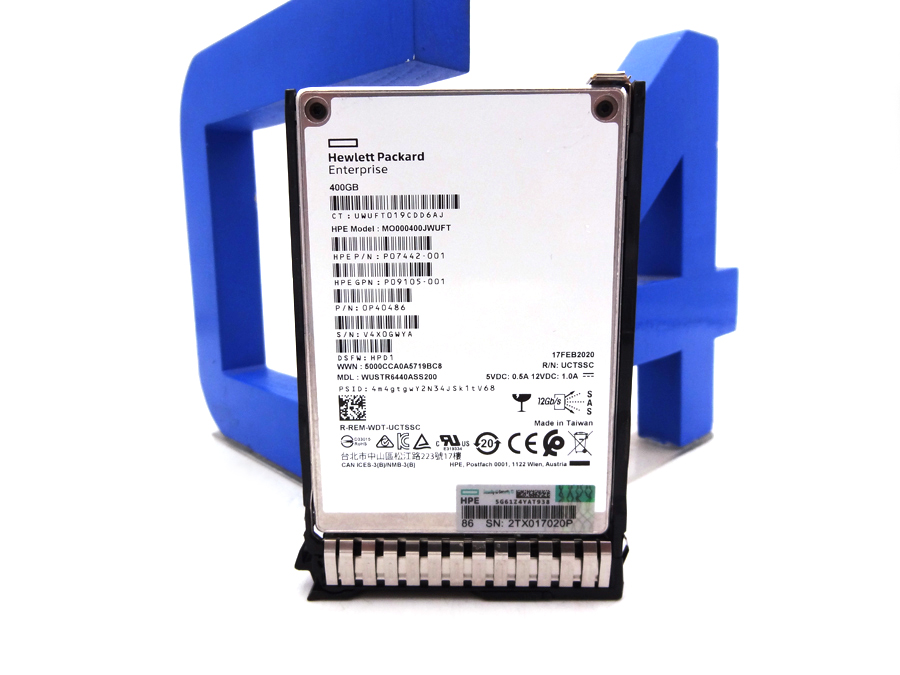 HP P09922-001 HPE 400GB SAS 12G MIXED USE SFF SSD