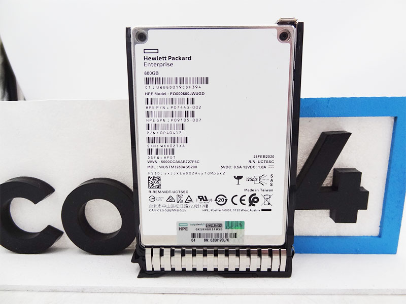 HP P09948-001 HPE 800GB SAS 12G WRITE INTENSIVE SFF SC SSD