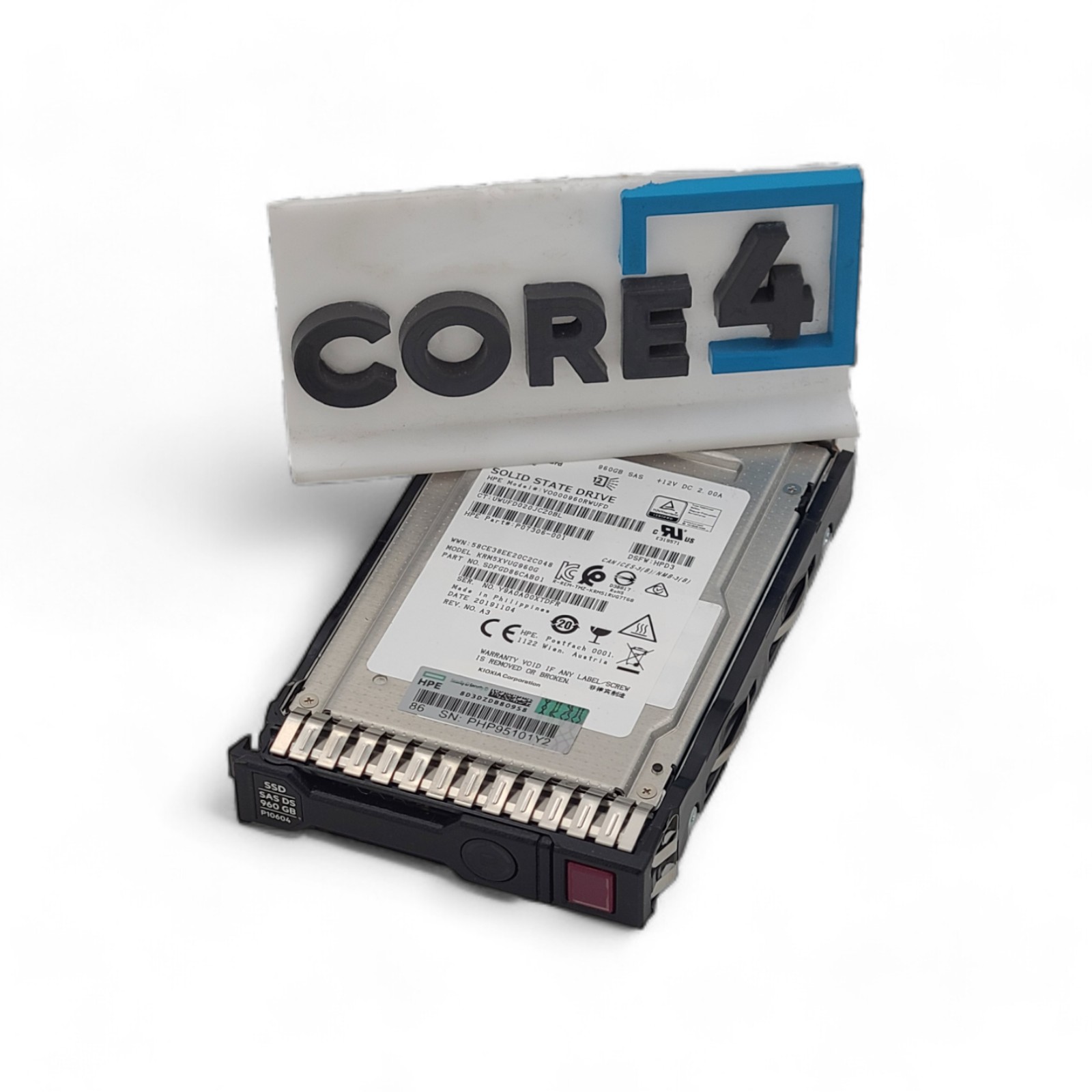 HP P10604-001 HPE 960GB SAS 12G MU SFF SC VSAS RM5 SSD