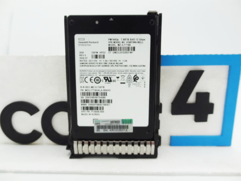 HP P19909-B21 HP 7.68TB SSD SAS 12Gbs TLC RI 2.5in