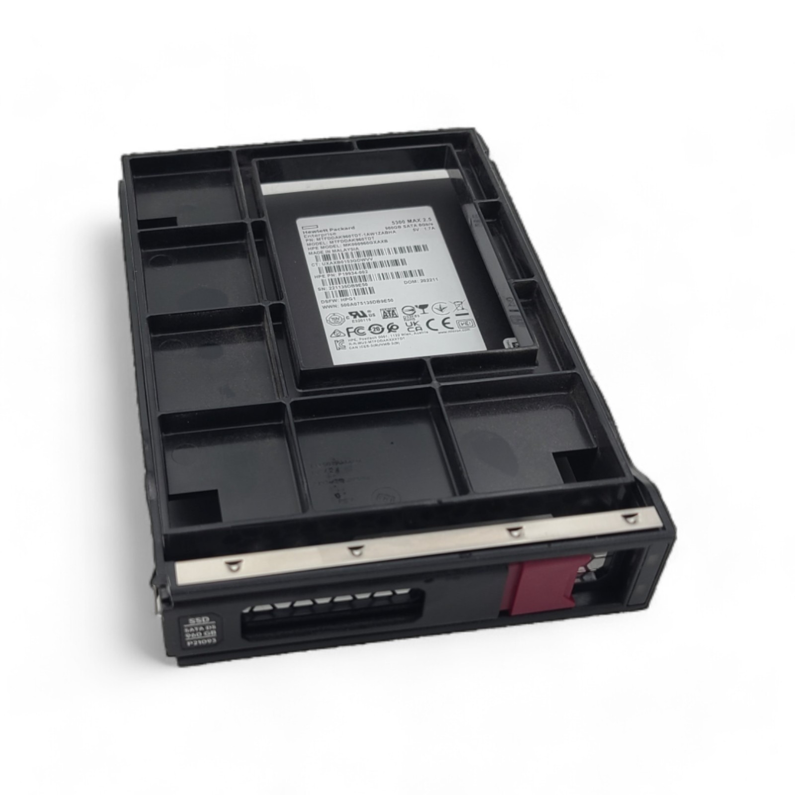 HP P19980-B21 HPE 960GB SATA 6G MIXED USE LFF LPC 5300M SSD