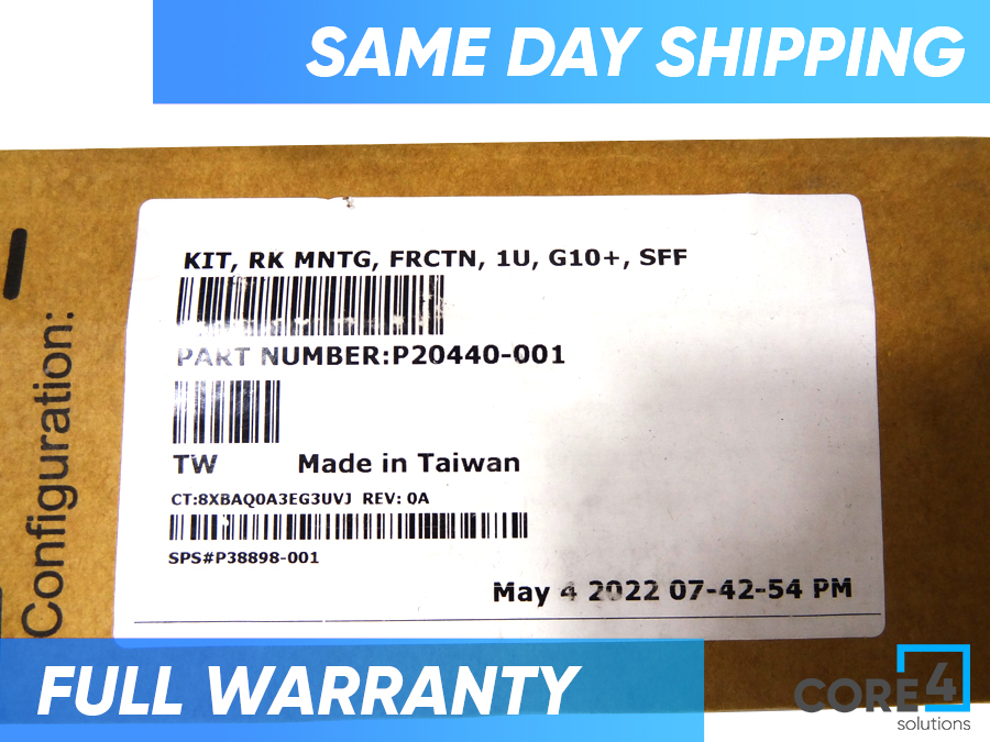 HP P20440-001 Rail Kit for 1U SFF G10+ Servers