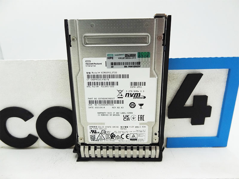 HP P20756-001 HPE 3.2TB NVMe U.3 SFF MU SCN SSD DRIVE