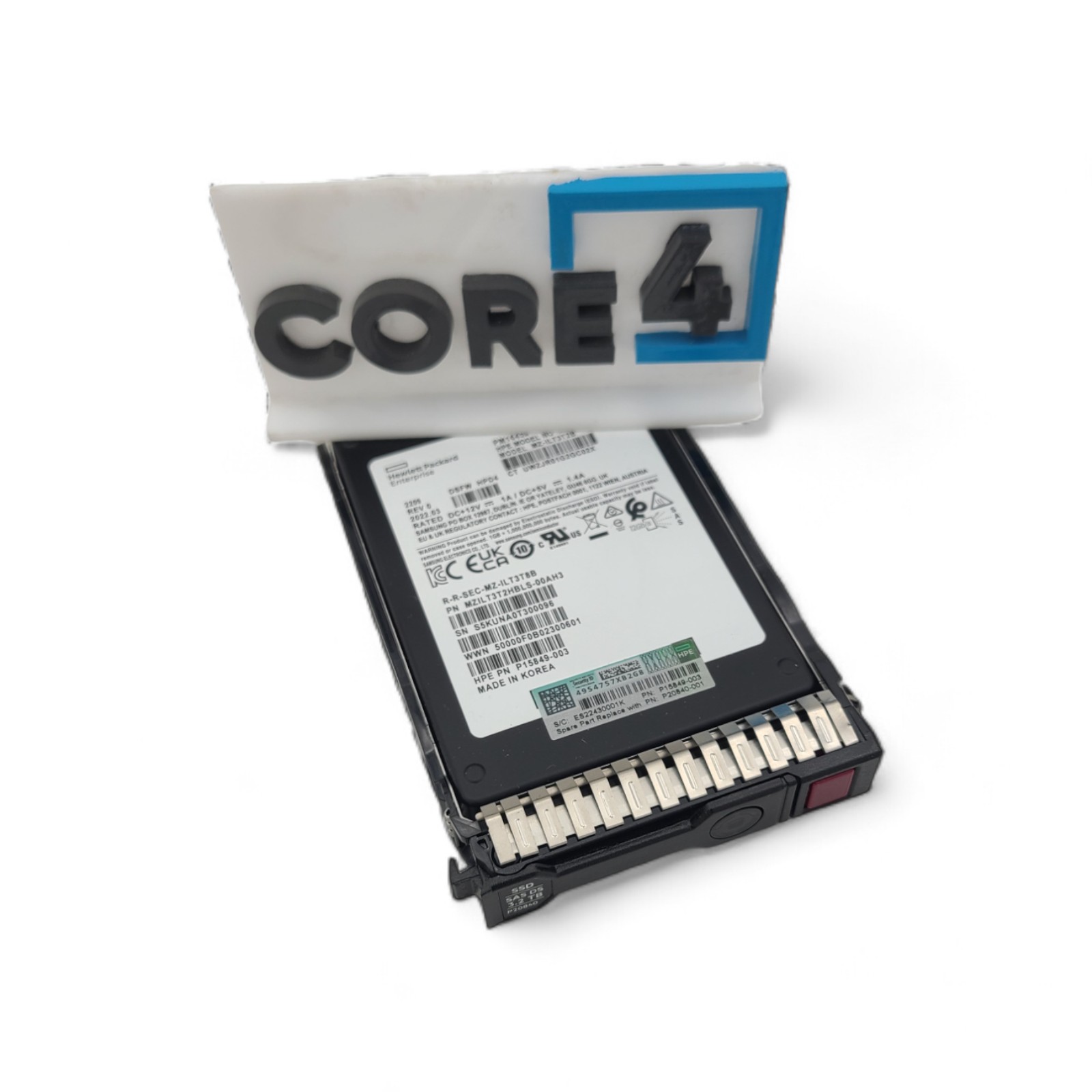 HP P20840-001 HPE 3.2TB SAS 12G MU SFF SSD