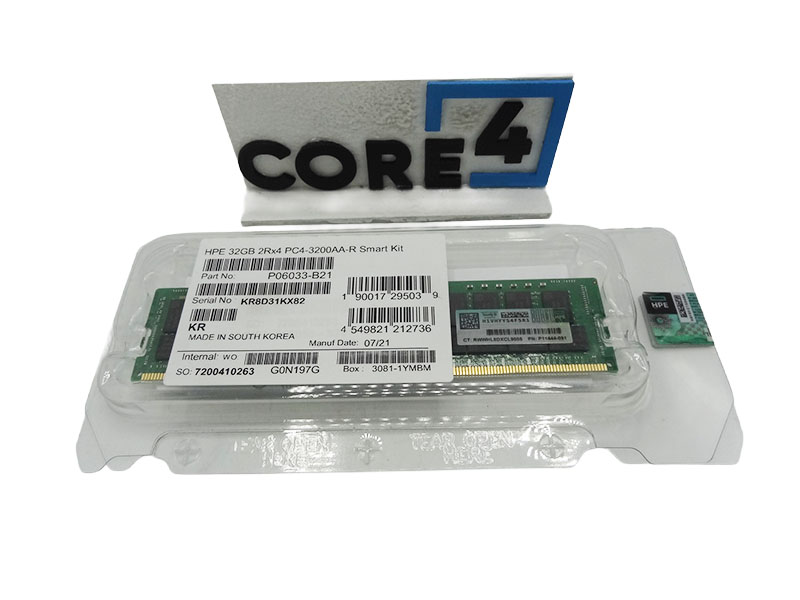 HP P21674-001 HP 32GB 2RX4-PC4-25600AA-R DDR4 MEMORY