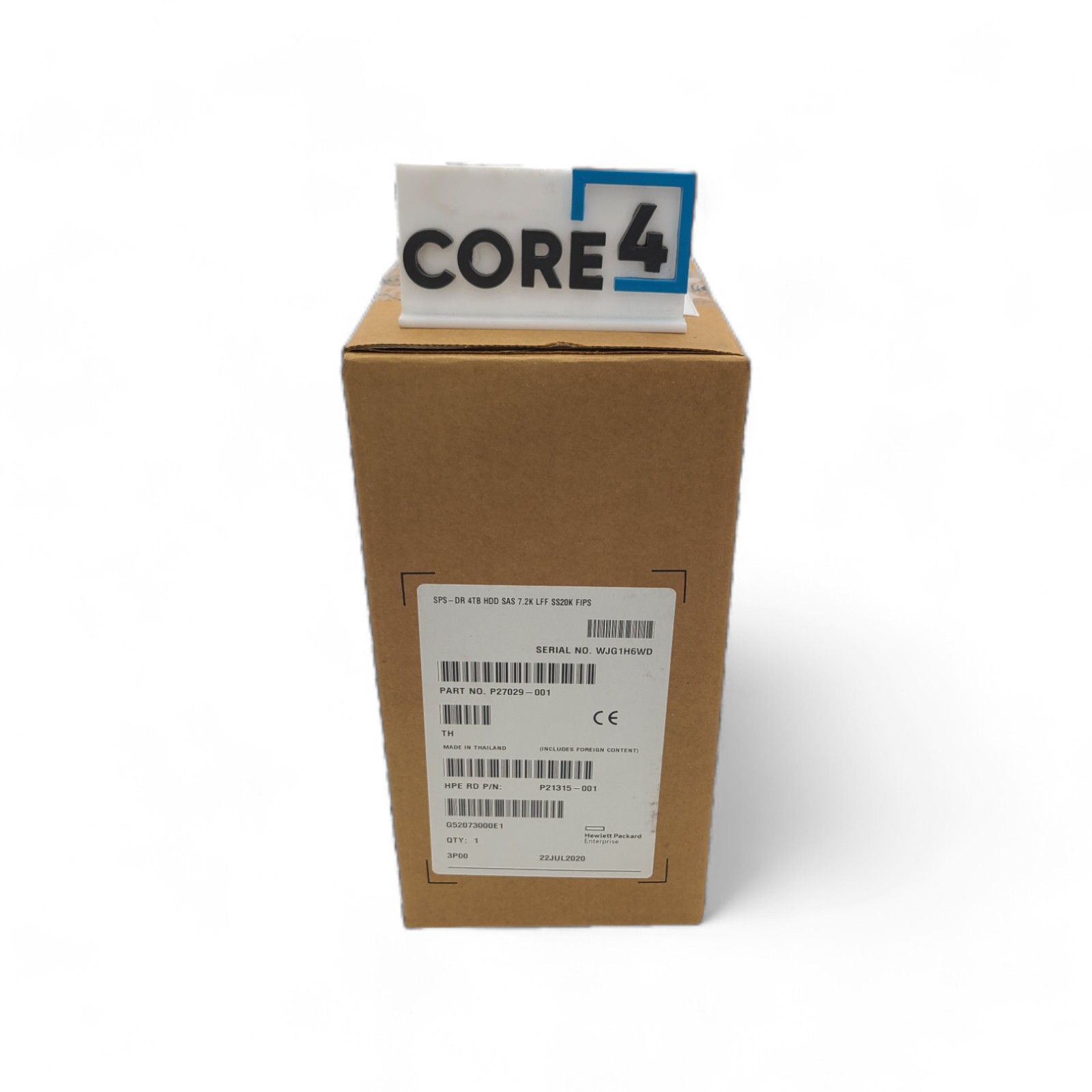 HP P27029-001 HPE 3PAR 20000 4TB SAS 7.2K LFF FIPS