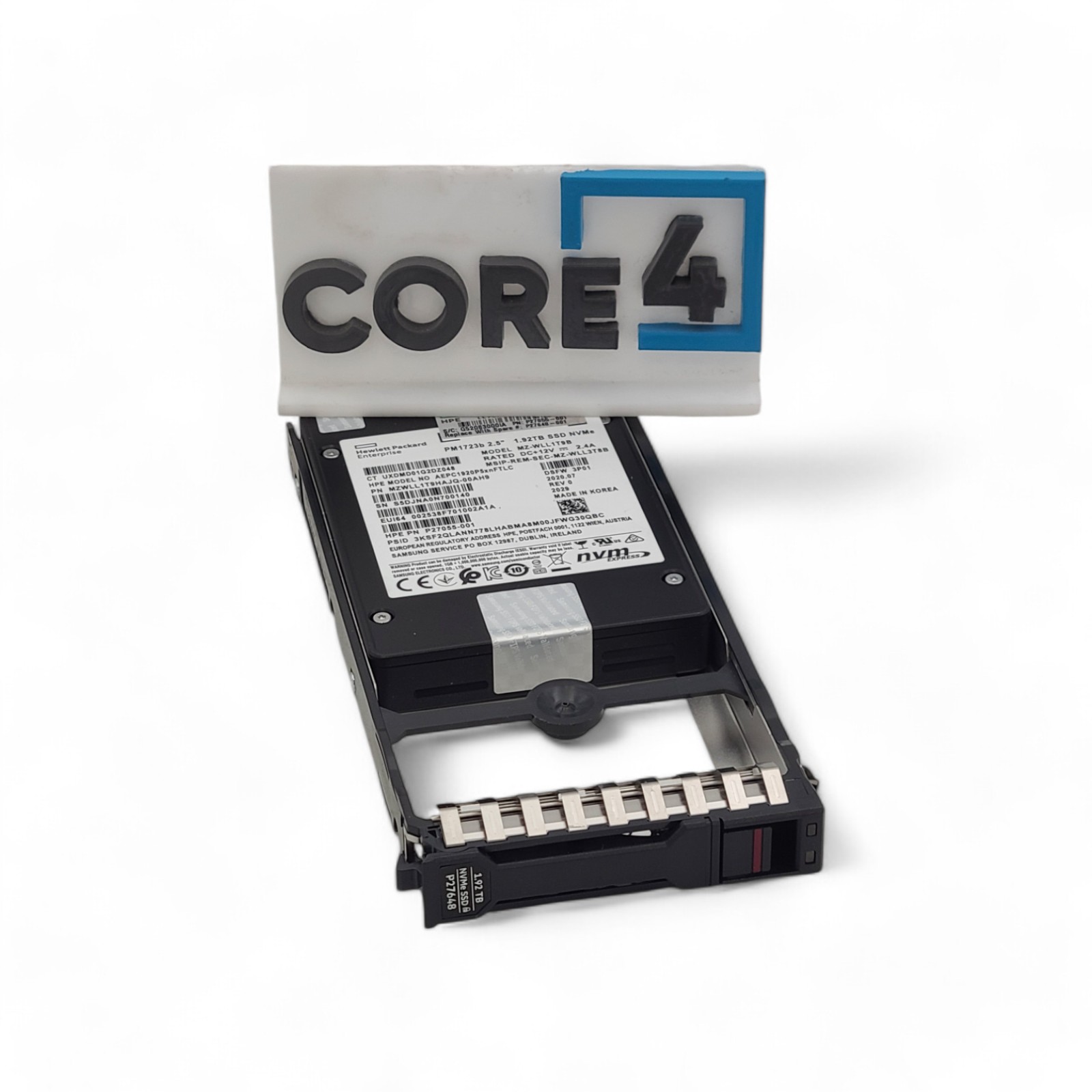 HP P27055-001 PE 1.92TB NVMe FE TAA Storage SSD