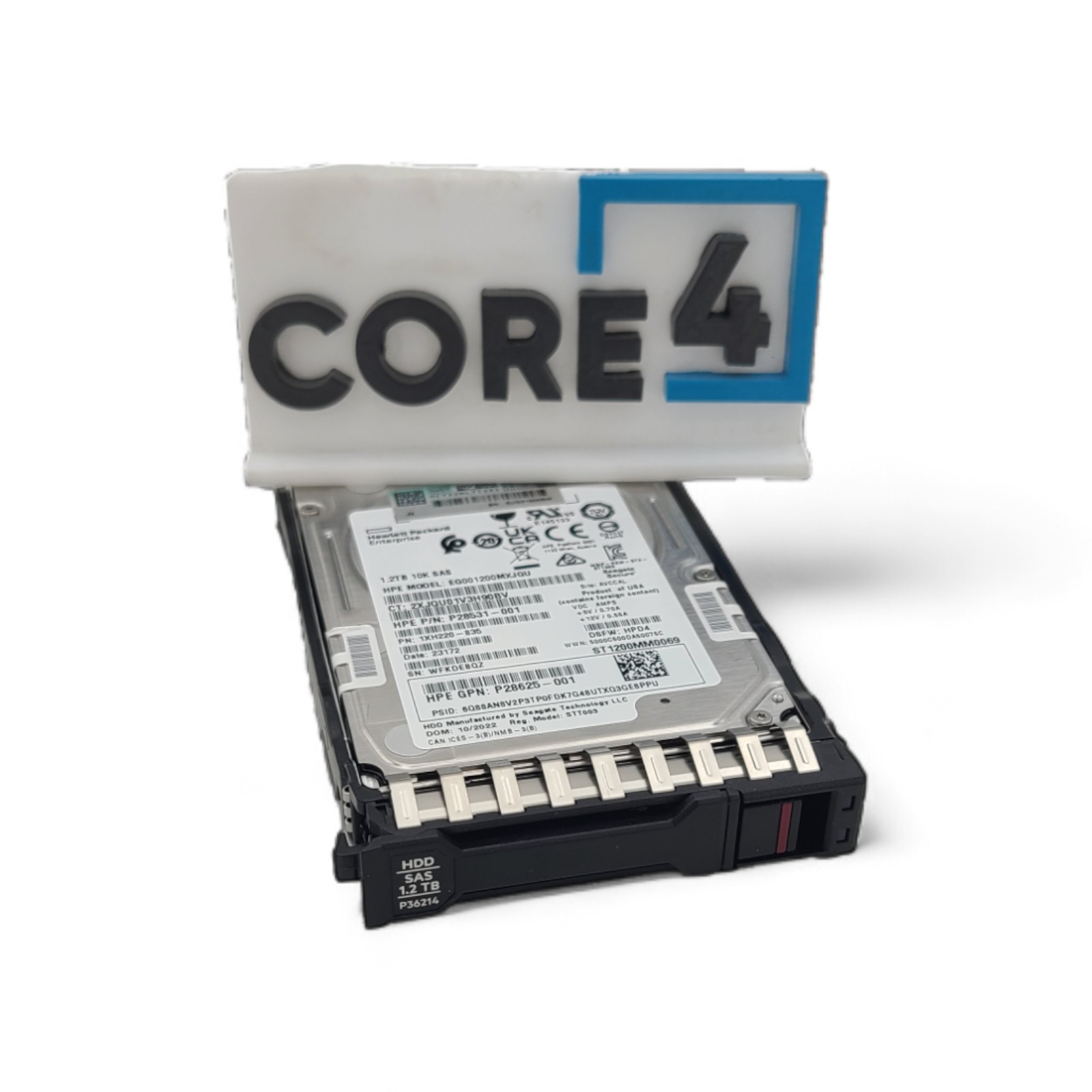 HP P28624-001 HP 1.2TB SAS SFF BCSED FIPS HDD RU