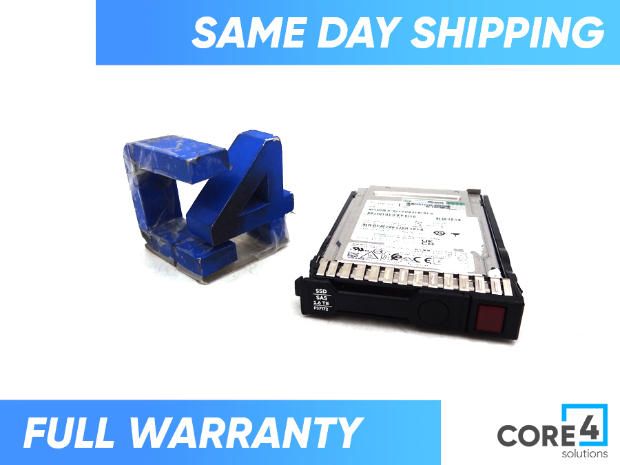 HP P37172-001 1.6TB SAS 12G MIXED USE SFF SC PM6 SSD -P26354-B21