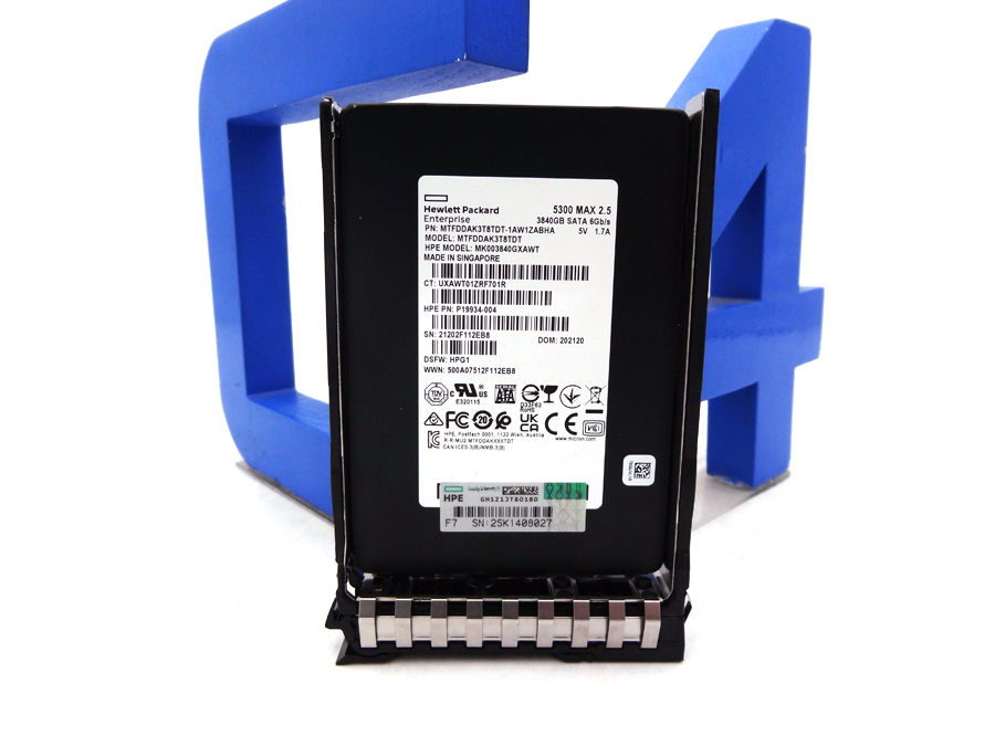 HP P40505-B21 PE 3.84TB SATA MU SFF MV SSD