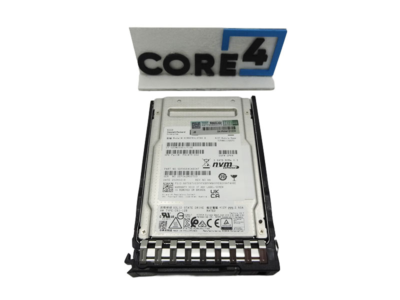 HP P42592-001 HPE 3.84TB NVMe RI BC FIPS U.3 SSD
