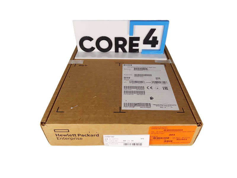 HP P45697-B22 HPE INFINIBAND NDRETHERNET OSFP TO 2XOSFP 1M DAC