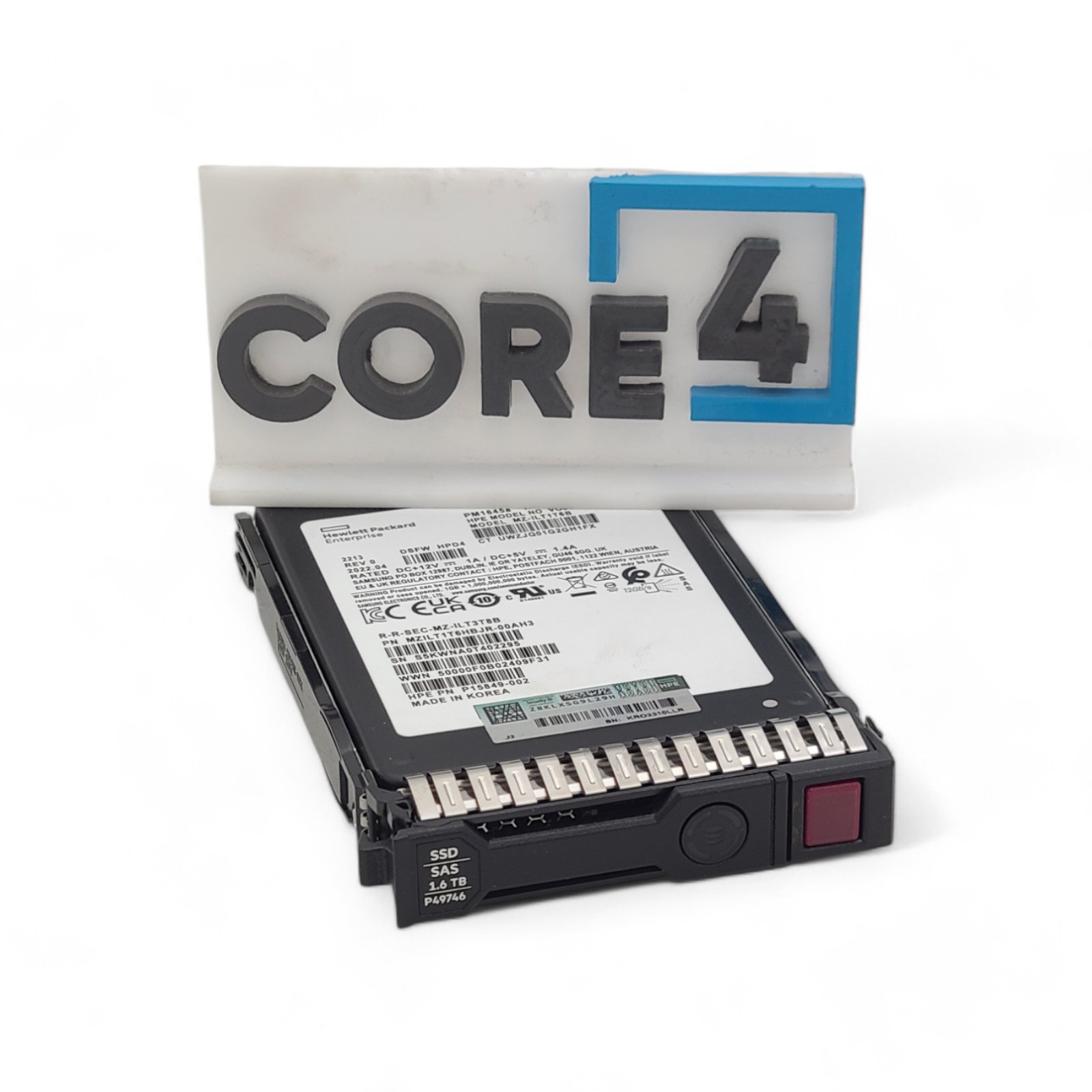 HP P49746-001 HPE 1.6TB SAS MU SFF SC MV SSD