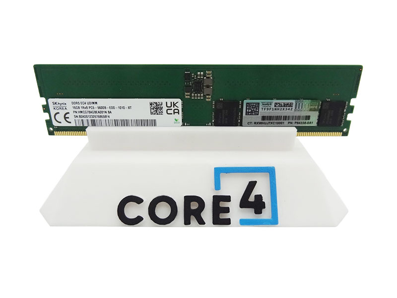 HP P64338-0A1 HPE 16GB 1Rx8 PC5-5600B-E Unbuffered Standard Memory Kit