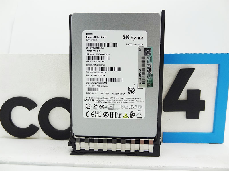 HP P65201-001 HPE SSD 800G SFF NVMe MU BC U.3 V2