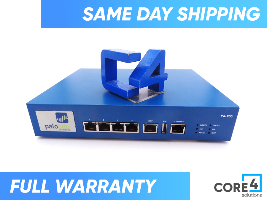 PALO ALTO PA-200 4-PORT 10/100/100E FIREWALL *New Open Box* 