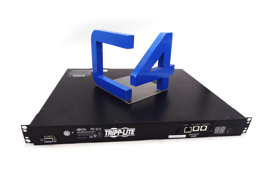 TRIPPLITE PDUMH20HVATNET PDU SWITCHED 3.2-3.8KW 200-240VPERP 16A 8 C13 2 C19 2 C20 12