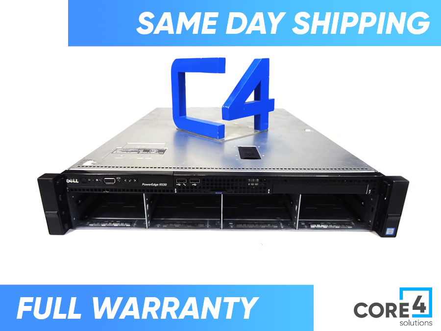 DELL PER530 POWEREDGE R530 SERVER CHASSIS W/ HEATSINKS, POWER, CONTROLLER - NO RAM, HDD, PROC OR RAILS - WILL CONFIG TO SPEC 