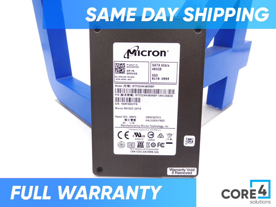 DELL PKV05 480GB MLC SATA 2.5 SFF 6GB/S M510DC