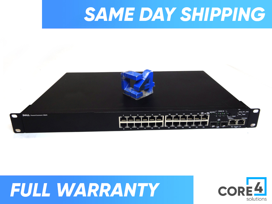 DELL POWERCONNECT 3524 24 PORT SWITCH - K688K, P486K