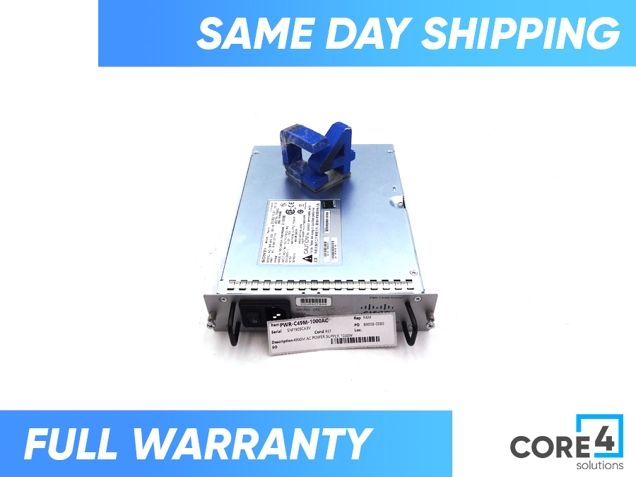 CISCO PWR-C49M-1000AC 4900M AC POWER SUPPLY, 1000W