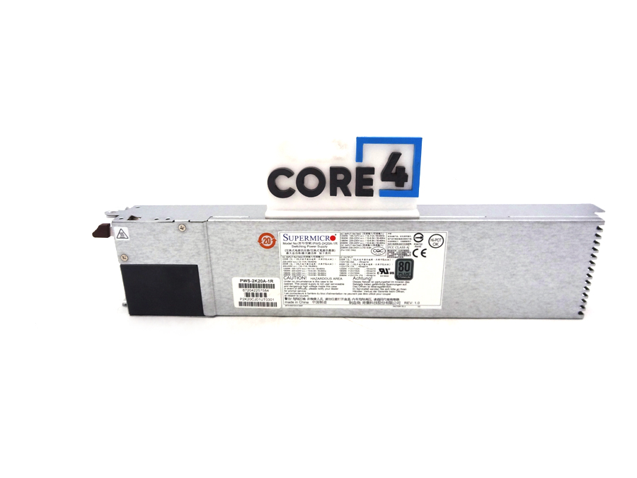 SUPERMICRO PWS-2K20A-1R 2200W REDUNDANT TITANIUM PSU