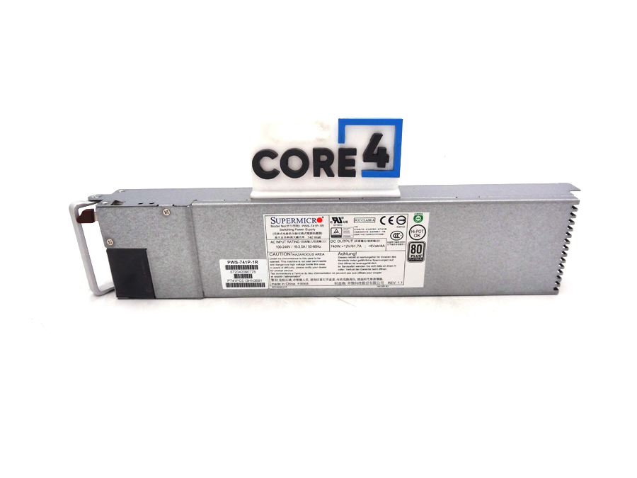 SUPERMICRO PWS-741P-1R 740W 80+ PLATINUM REDUNDANT PSU