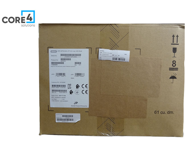 HP Q0F60A HPE STOREEASY 40TB SAS LFF (3.5IN) SMART CARRIER 4-PACK HDD
