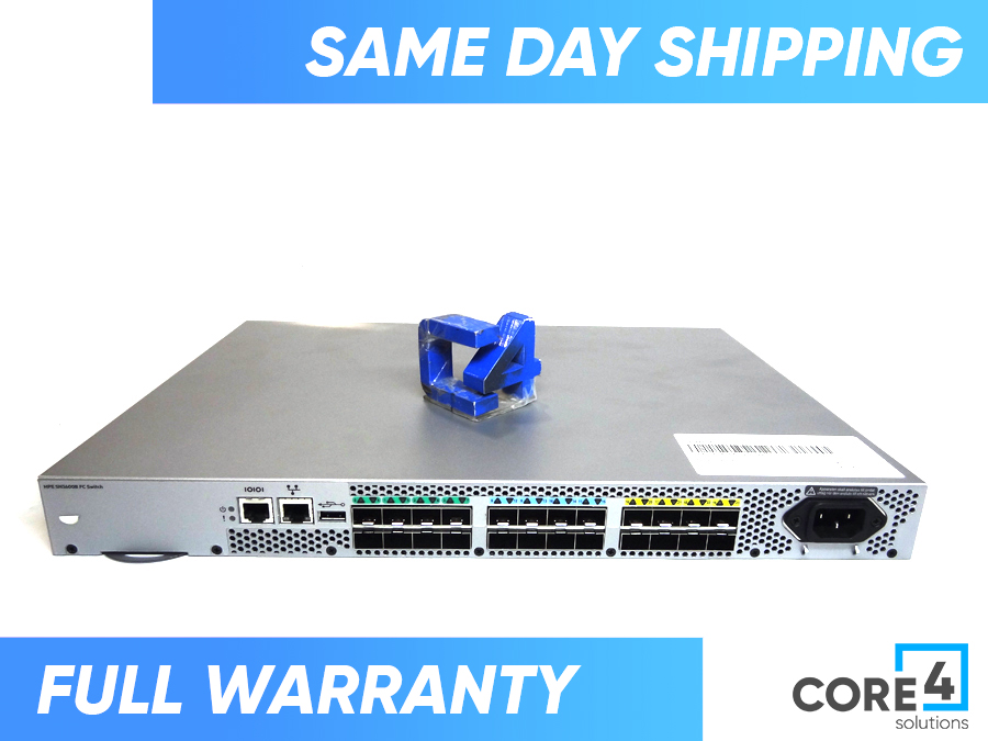 HP Q1H70B SN3600B 32GB X 8 ACTIVE SAN SWITCH - Q1H70A, 874533-001 