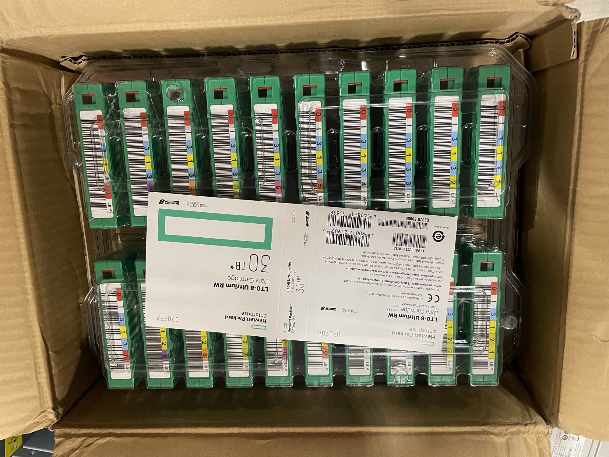 HP Q2078A LTO-8 HP ULTRIUM 12/30TB TAPE *New Sealed* - 882282-001