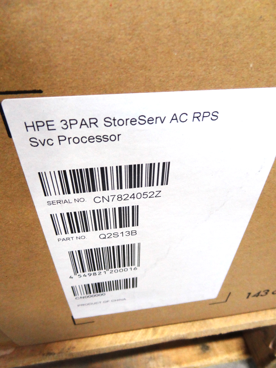 HP Q2S13B 3PAR STORESERV PROCESSER *New Sealed* - Q2S13A 