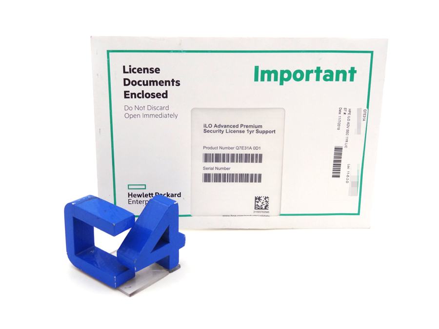 HP Q7E31A ILO ADV SEC 1YR LIC *New Sealed*