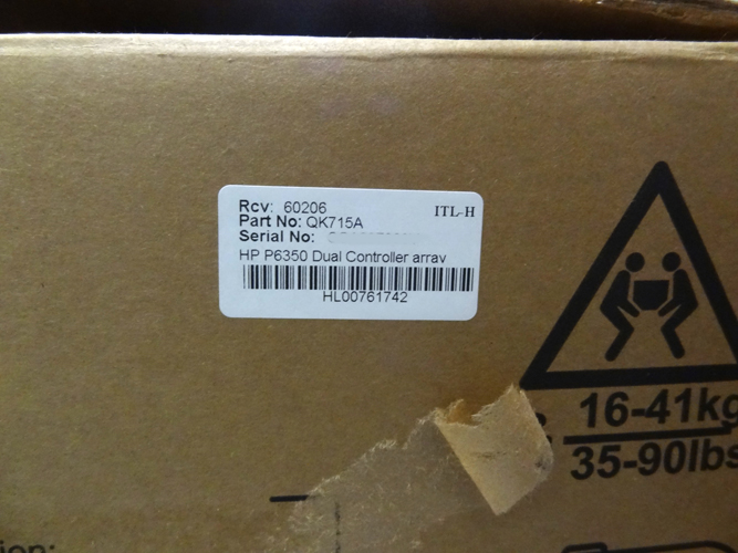 HP QK715A HP P6350 DUAL CONTROLLER EVA