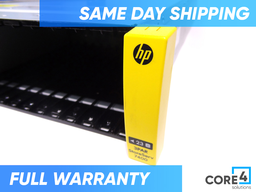 HP QR485A 3PAR STORESERV 7400 4-N STORAGE BASE SAN ARRAY - 48X HDD SUPPORT *New Sealed*