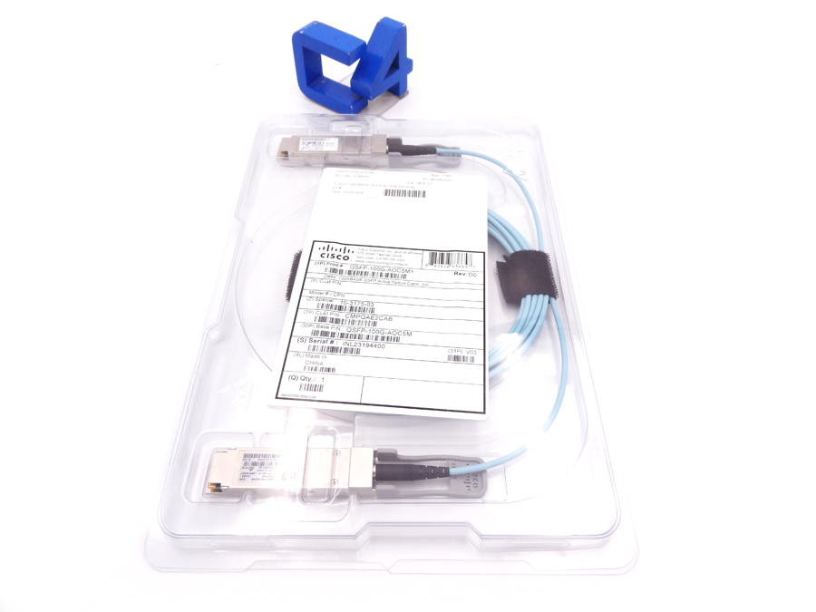 CISCO QSFP-100G-AOC5M 100GBASE QSFP ACTIVE OPTICAL *New Sealed* 