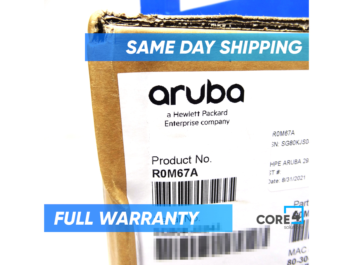 HP R0M67A ARUBA 2930M 40G SMART RATE POE SWITCH *New Sealed* - R0M67-61001