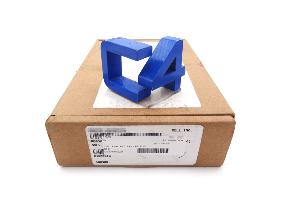 DELL R605K PERC BATTERY CABLE 10 *New* 