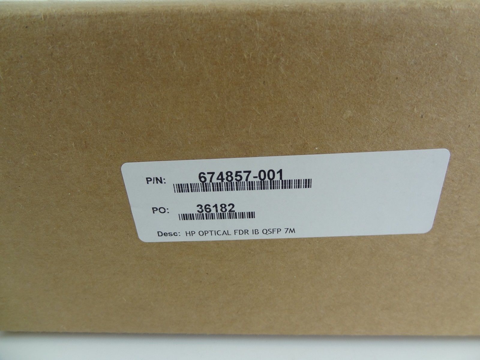 HP 674857-001 OPTICAL FDR IB QSFP 7M CABLE - 670760-B23