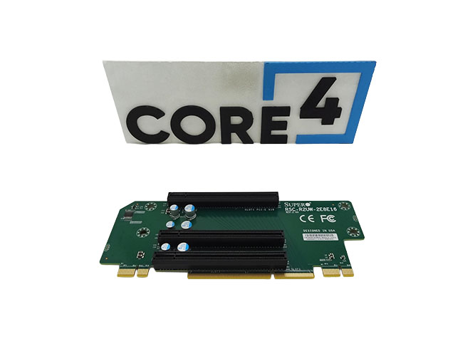 SUPERMICRO RSC-R2UW-2E8E16 2U LEFT WIO RISER PCI-E x16, PCI-E x8