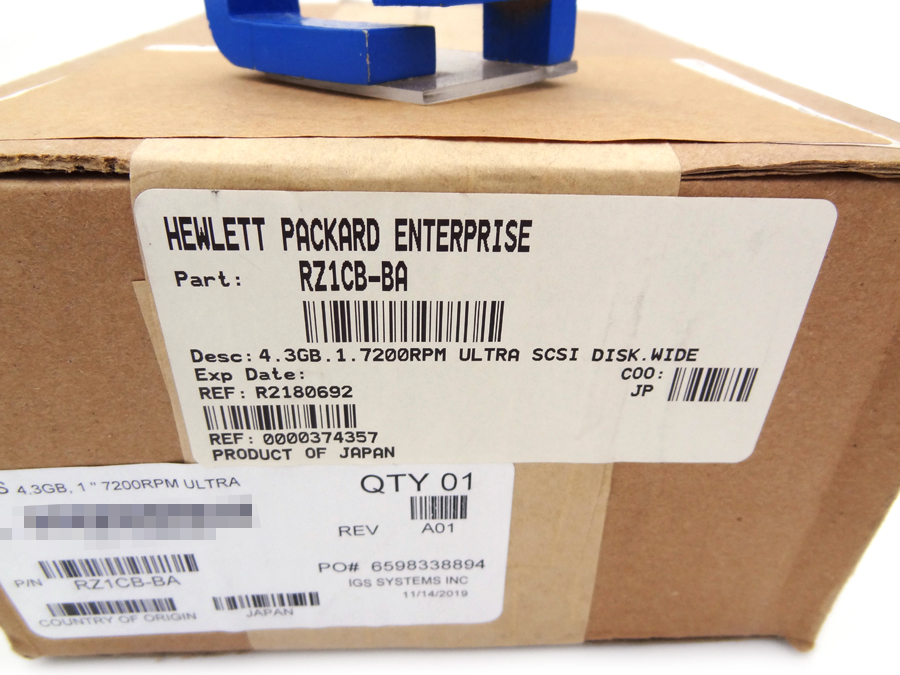 HP RZ1CB-BA 4.3GB UW 68PIN 7200RPM SCSI HD *New Sealed*