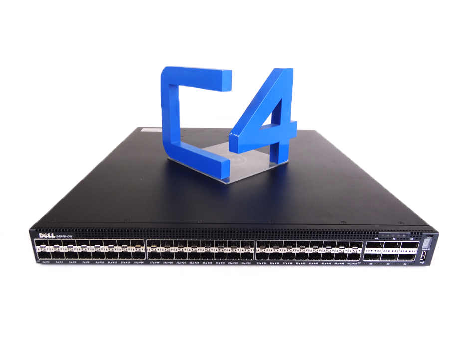 DELL S4048-ON 48x 10GBE SFP SWITCH W/ DUAL POWER - RAILS AVAILABLE