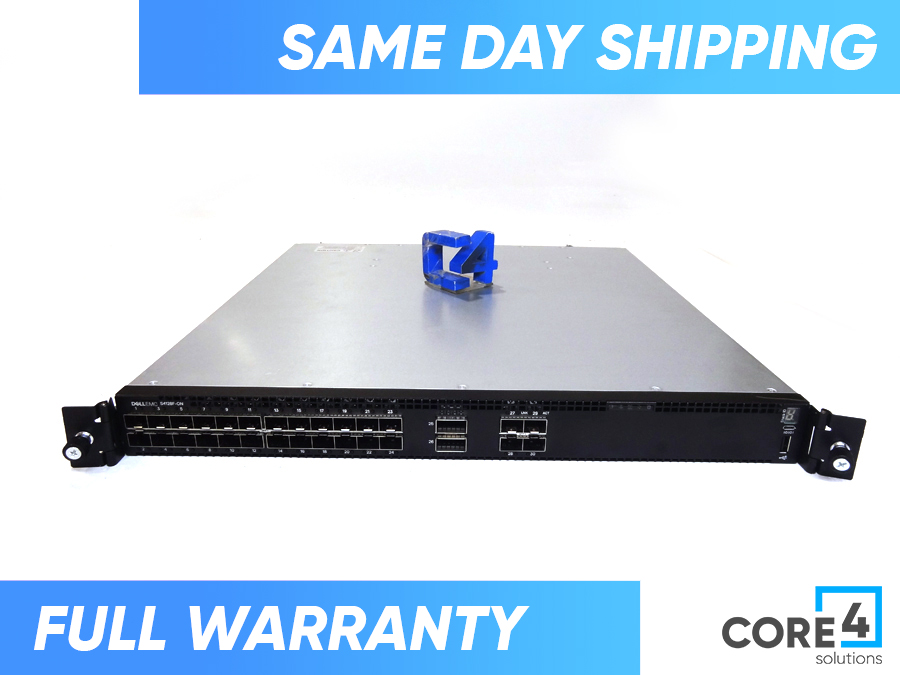 DELL S4128F-ON NETWORKING S4128F-ON SWITCH w/ os10, 2x power& rails