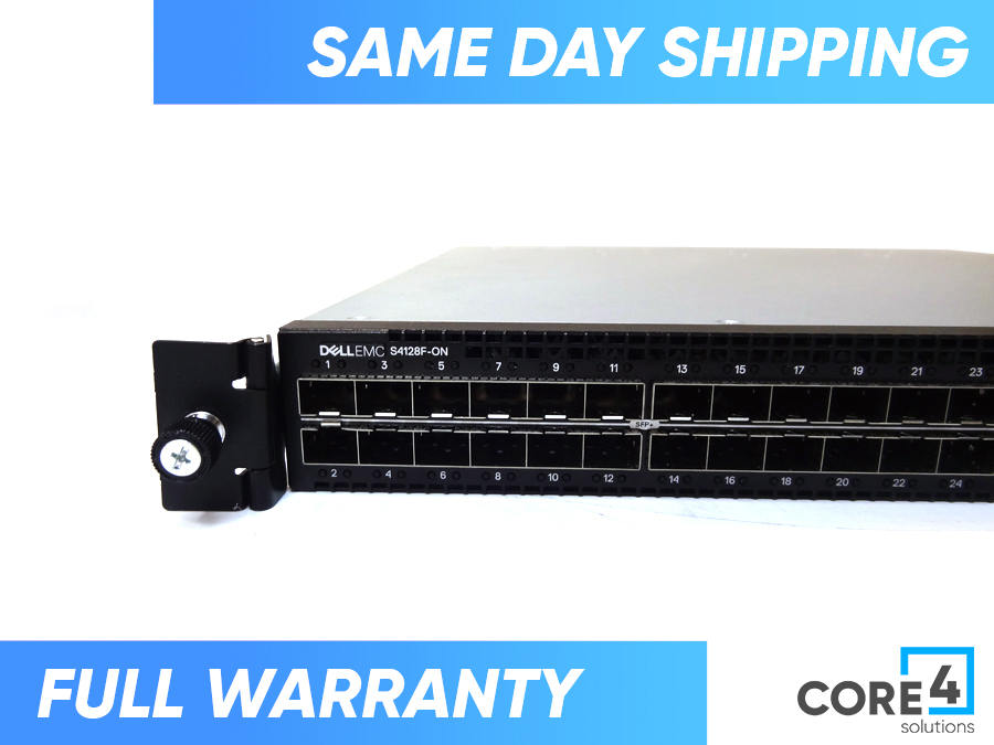 DELL S4128F-ON NETWORKING S4128F-ON SWITCH w/ os10, 2x power& rails