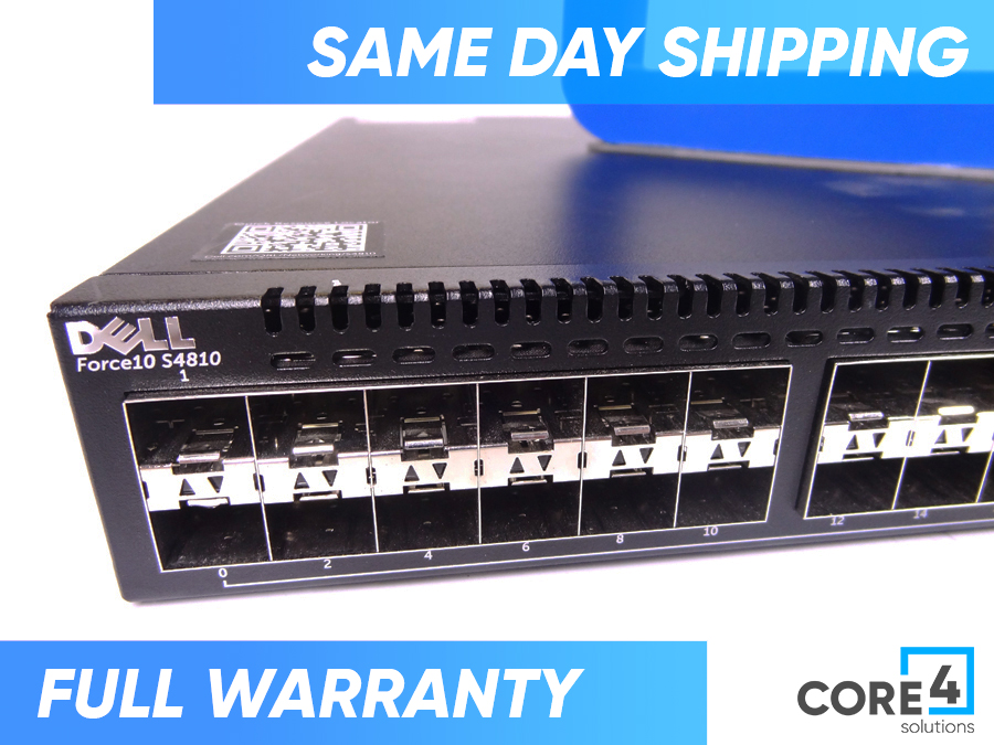 DELL S4810P-AC FORCE 10 S4810P-AC SWITCH - HW31V, W9C6F