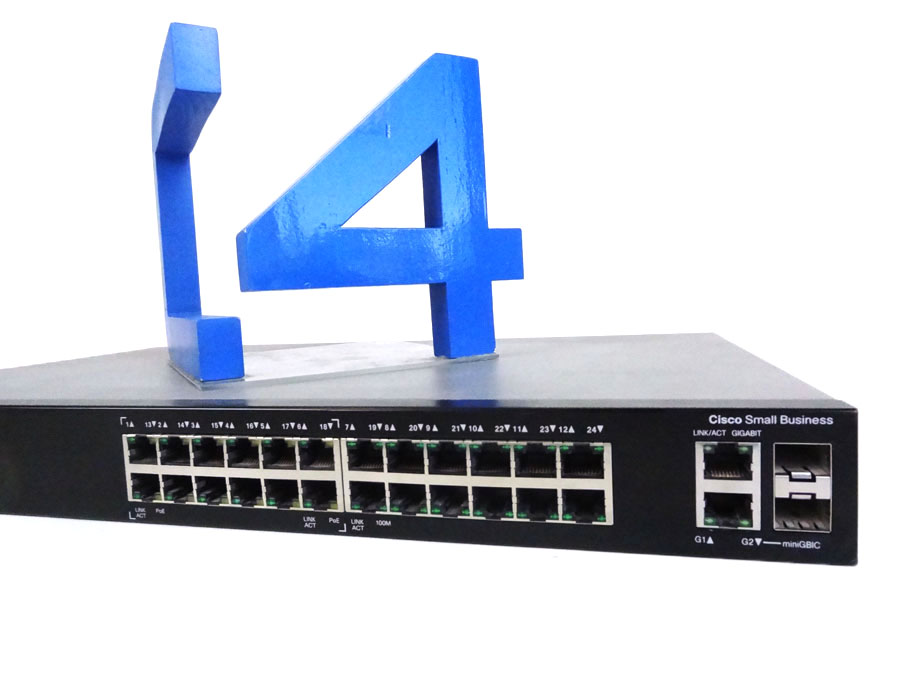 CISCO SF200-24P SMALL BUSINESS 200 SERIES SS SWITCH