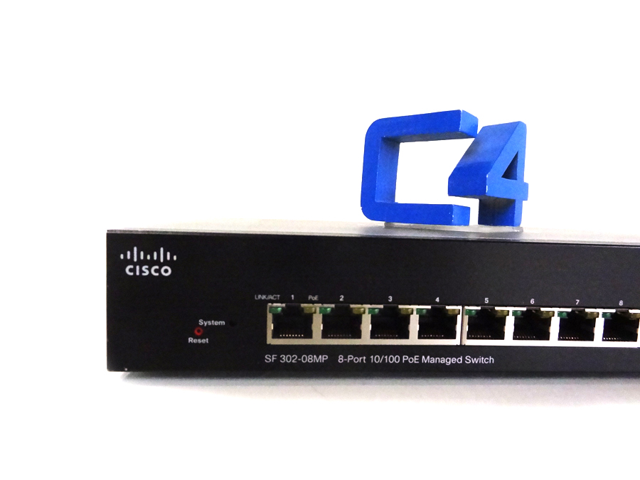 Cisco SF302-08MP 8-Port 10 100 Max PoE Managed Switch