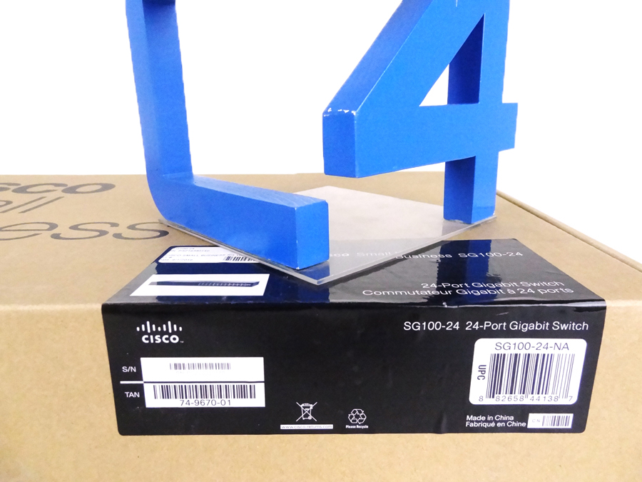 CISCO SG100-24 CISCO SMALL BUSINESS SG 100-24 - SH